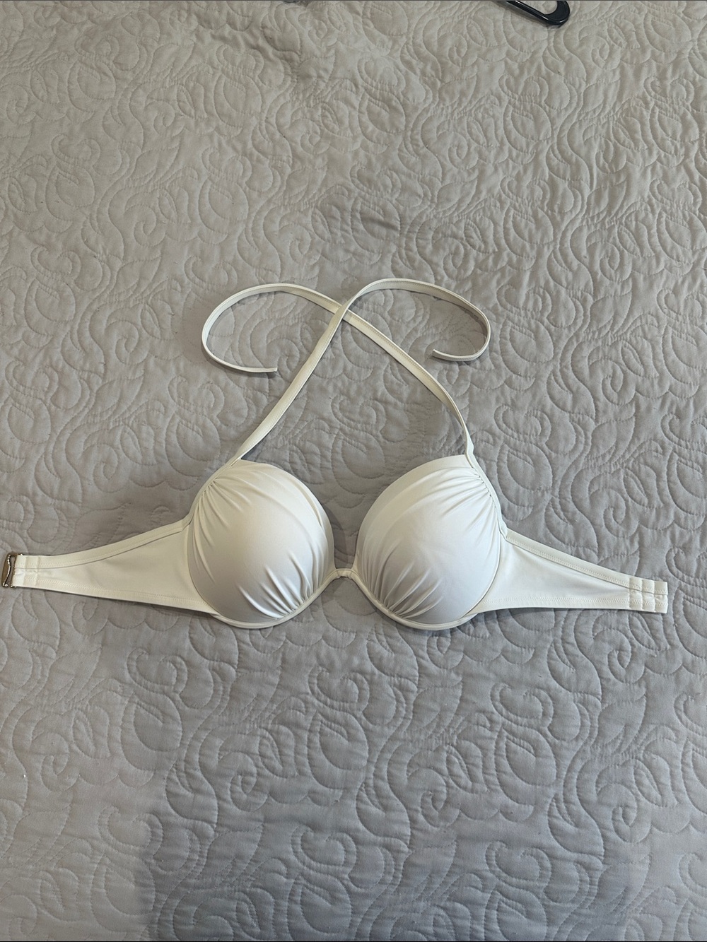 Shade & Shore White Push-Up Bikini Top- Size 36DD